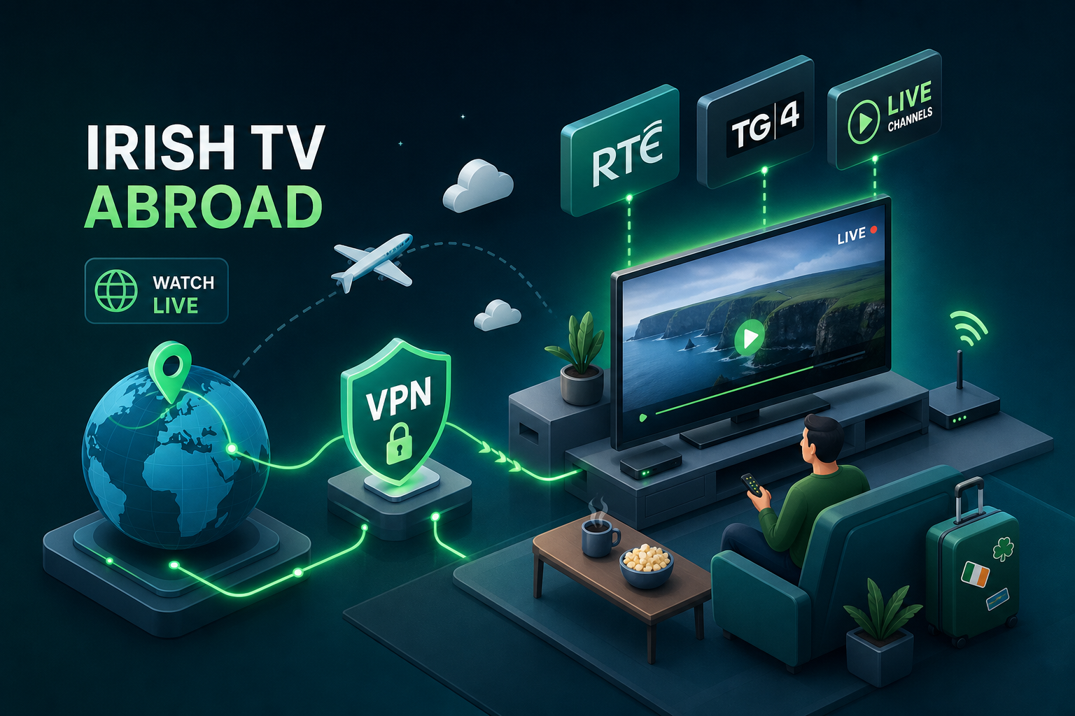 How to Stream Irish TV Abroad: RTÉ, TG4 and Live Channels